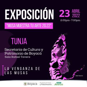 Lee más sobre el artículo Mujeres boyacenses participarán en la muestra ‘Musa Muestra tu Arte 2022’