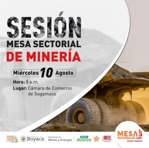 Lee más sobre el artículo Secretaría de Minas y Energía invita a participar en la mesa sectorial de minería